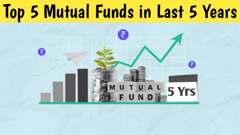 Top 5 mutual funds with outstanding return in last 5 years